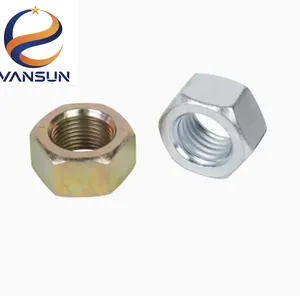 DIN 934 Carbon Steel Yellow Color Zinc Plated Hexagon Nut thumbnail-3