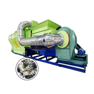 Automatic Household Lightweight Waste Plastic Waste Classification Production Line EPC Air Screening Machine thumbnail-1