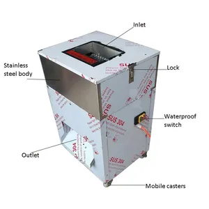QDMECH Commercial Small Meat Dicing Machine for Restaurant Automatic Fresh Chicken Fish Meat Strip Cube Cutting Machine thumbnail-5