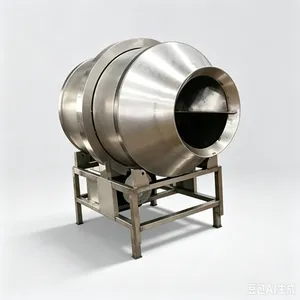 Automatic Drum Seasoning Mixer 150kg Capacity Stainless Steel Food Mixing Equipment With 1.5kW Powerful Motor thumbnail-4