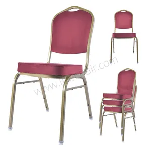 Fabric Traditional Modern Design Stackable Banquet Chairs for Commercial Use in Weddings and Hotels thumbnail-4