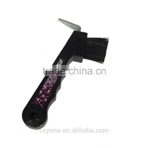 Hot! Bling Horse Hoof Pick With Purple Gradient Rhinestones thumbnail-1