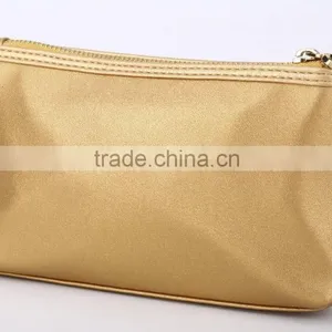 High Quality PU or PVC Leather Popular Color Cosmetic Bag for Women thumbnail-3