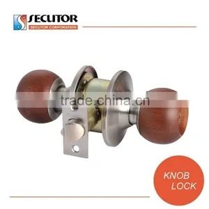 China Round Wooden Hand Door Knob thumbnail-1