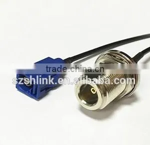 Cable Assembly, Female FAKRA to BNC Connector With Cable RG 316 for High Frequency Communication thumbnail-2