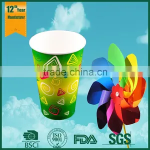 Logo Printed Disposable Cold Paper Cup, Soda Drink Paper Cup, Cold Paper Cup Quality Choice thumbnail-2
