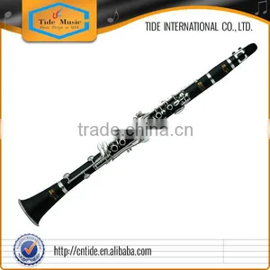 High Grace Hard Rubber Clarinet Nickel Palted Keys White Copper Keys thumbnail-1