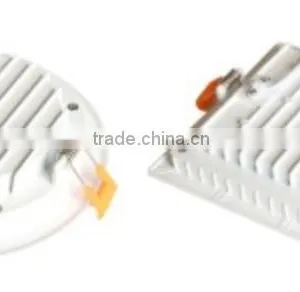 Round/square COB Glass Panel Light 16W 85-265V 2 Years Warranty IP40 Aluminum Shell thumbnail-3