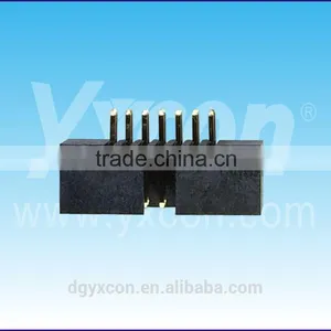 Pitch 1.27mm Double Row Straight Electrical Box Header Connector thumbnail-3
