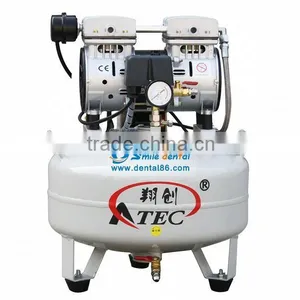 ATEC AT60/25 For One Dental Unit Dental Oilless Air Compressor/air Pump thumbnail-1
