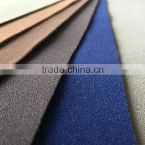 PU Double Face Flock Leather Use for Boots Making thumbnail-1