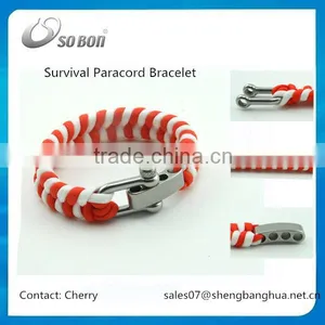 Survival Paracord Bracelets Nylon Cord Paracord Bracelet thumbnail-3