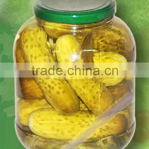 Fresh Pickled Cornichons 3-5 cm in 370ml Glass Jar thumbnail-1
