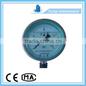 Electric Contact Bourdon-tube Connection Shock-proof Pressure Gauge thumbnail-1