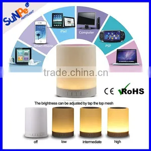 Round/Cylinder 2016 Hot Sale Product RoHs Mini Bluetooth Speaker With Subwoofer and Light thumbnail-3