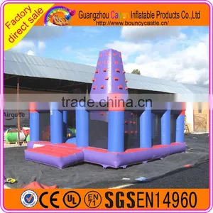 Giant Cheap Inflatable Rock Climbing Wall With Mattress for Kids and Adults thumbnail-5