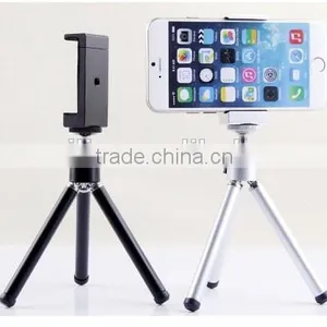 No Patent 2 Sections Extendable Mini Aluminum Tripod Stand With Metal Mount Adapter for Apple IPhone 6 Plus,Samsung Note,HTC thumbnail-6