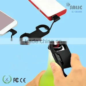 High Speed Portable Sync Data Micro Usb Cable With Bottle Opener thumbnail-1