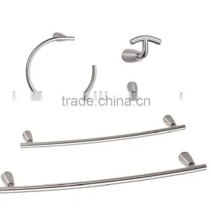 5pcs Glossy Stylish Bath Set and Accessories Curved Towel Bars thumbnail-1