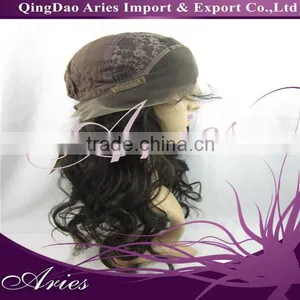 Factory Price , Best Quality Peruvian Wavy Hair Front Lace Wigs thumbnail-1
