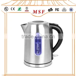1.8L 360 Degree Rotation Electric Kettle Stainless Steel thumbnail-4