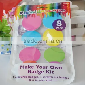 Custom Made Round Plastic Button Badge With Pin thumbnail-1