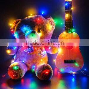 USB Operated 5V 10 Meter 100 Led RGB Christmas Holiday Wedding Party Decoration Festival LED Copper Wire String Fairy Light Lamp thumbnail-6
