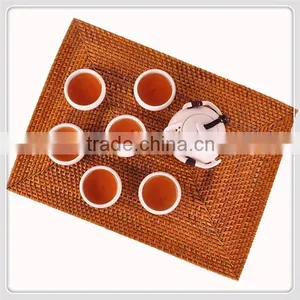 Hot Sell Handmade Square Real Wood Coaster Customized Design thumbnail-1