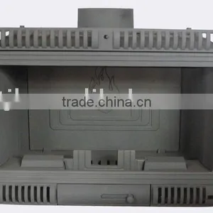 Metal Grate Fireplace thumbnail-1