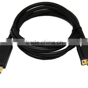 6Ft 1.8M DisplayPort DP Male to VGA/RGB Male Cable for ATI HP DELL Apple Macbook Air Monitor thumbnail-1