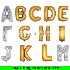 Wholesale 18 Inch and 32 Inch Gold Alphabet Letter Foil Balloons thumbnail-5