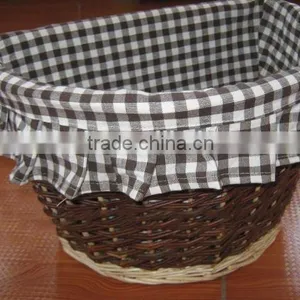 Wholesale Good Quality Wicker Basket for Bicycle thumbnail-2