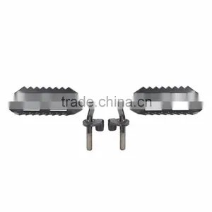 A Pair of Foot Pegs For 2007-2016 Jeep Wrangler JK & Unlimited Black thumbnail-2