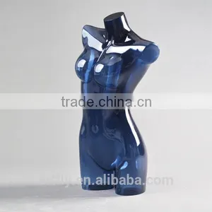 Fashion Female Transparent Torso Mannequins thumbnail-1