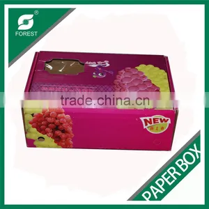 FRESH FRUIT PACKAGING, FRESH GRAPE CORRUGATED CUSTOM BOX PRINTING thumbnail-5