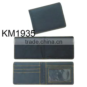 Yiwu Wholesale Promotion Short Quality Polyeser Men Bifold Wallet thumbnail-1