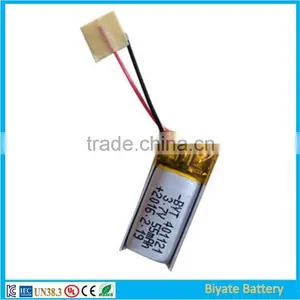 401121 Small Lithium Ion 3.7V 55mah Smart Band Battery thumbnail-1