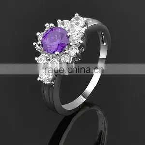 Well-built Fashion Women Top-level Turkish Gemstone Rings thumbnail-2