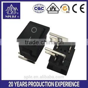 4 Pin Right Angle Rocker Switch KCD1-104R thumbnail-1