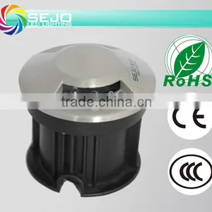 High Power LED Ground Light 3W 304 Stsinless Steel IP68 thumbnail-1