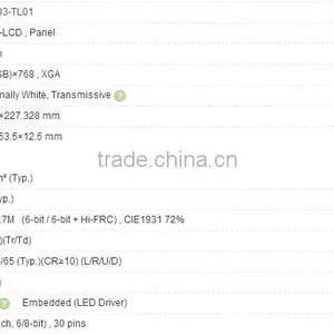 15.0 Inch LB150X03-TL01 A-Si TFT-LCD Panel For LG thumbnail-2