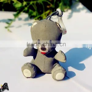HOT Sale Plush Reflective Animal Keychain thumbnail-1