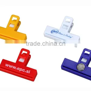 Plastic Magnetic Clip, Plastic Power Clip, Magnetic Bag Clip, Promotional Magnetic Power Clip, PTMC004 thumbnail-1