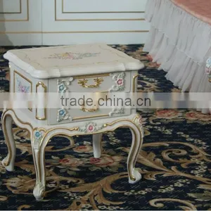 2016 Europe Royal Style Bedroom Furniture Design Bedstand for Lighting Two Doors thumbnail-4