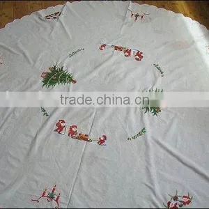 CHRISTMAS EMBROIDERY TABLE CLOTH thumbnail-1