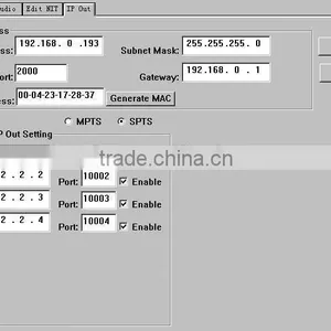 Iptv SPTS Mpts Mpeg-4 Encoder(4 CVBS+audio In,ASI+IP(UDP)/MPTS Out) thumbnail-4