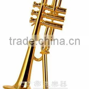 Gold and Copper Material Maked Gild Mini Trumpet thumbnail-1