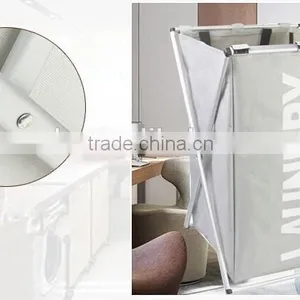 600D Oxford Cloth Durable Portable and Folding Dirty Clothes Basket,Garment Laundry Basket Closed thumbnail-3