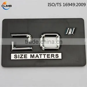 2.6mm 3d Stickers Chrome Car Custom Separated Letters / Auto Letter Emblem/truck Letter Number thumbnail-2
