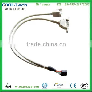 USB AM / BM With SCREWS & Double RJ45 Cable thumbnail-1